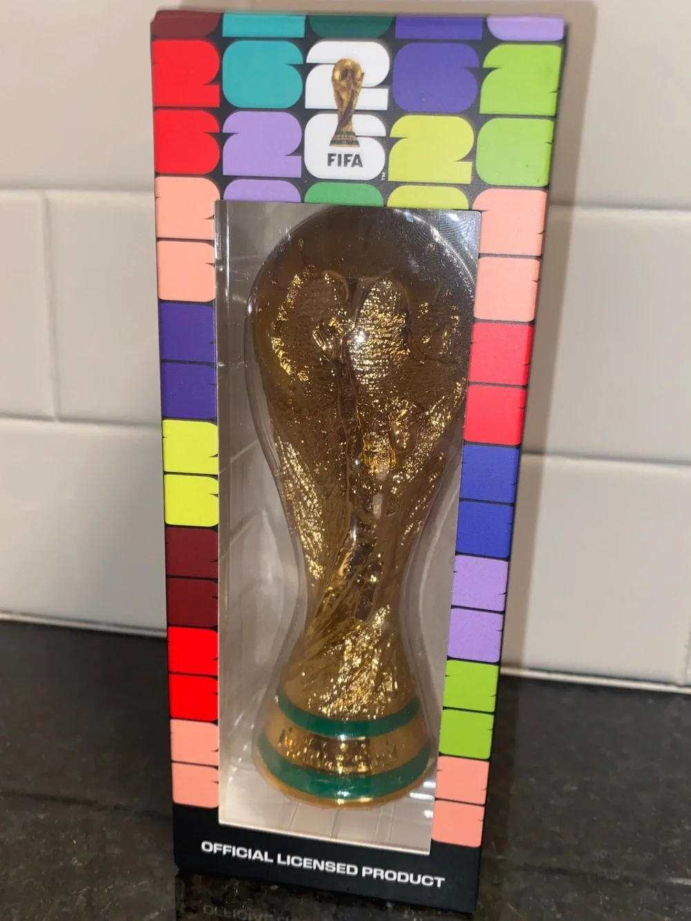 2026 FIFA World Cup Soccer Souvenir 5.1” Trophy - NEW/SEALED - Picture 5 of 16